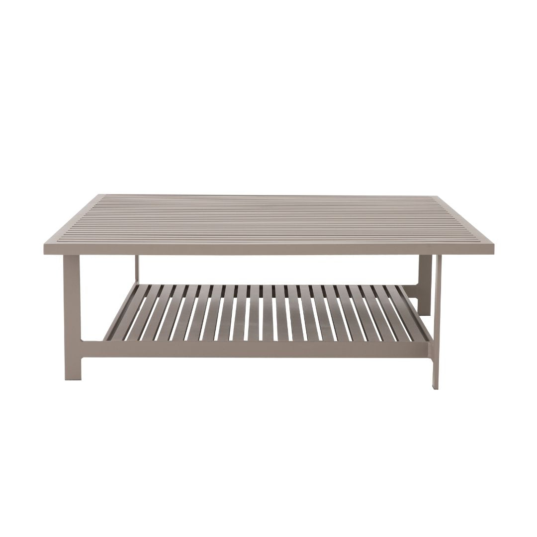 Angra Coffee Table 89x82cm Aluminum Champagne Color