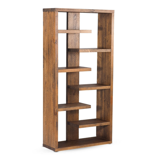 Librería giratoria de madera maciza