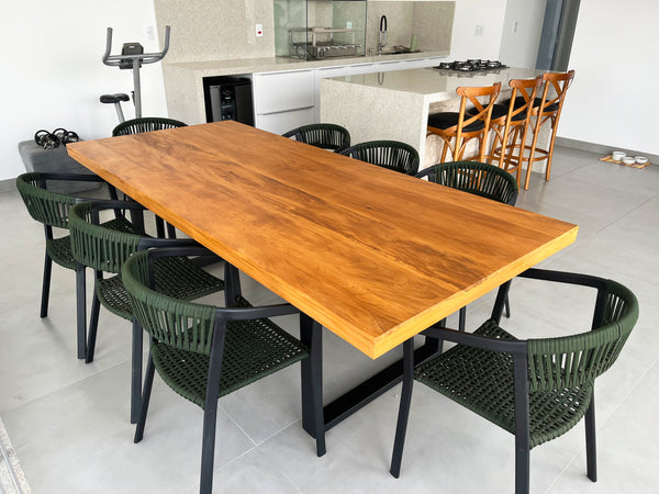 Ambiente 3 com Silla de Aluminio Negro con Cuerda Náutica Verde Musgo