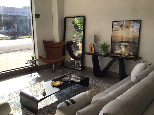 Ambiente 1 com Espelho Tecno 200x100cm cor Preta