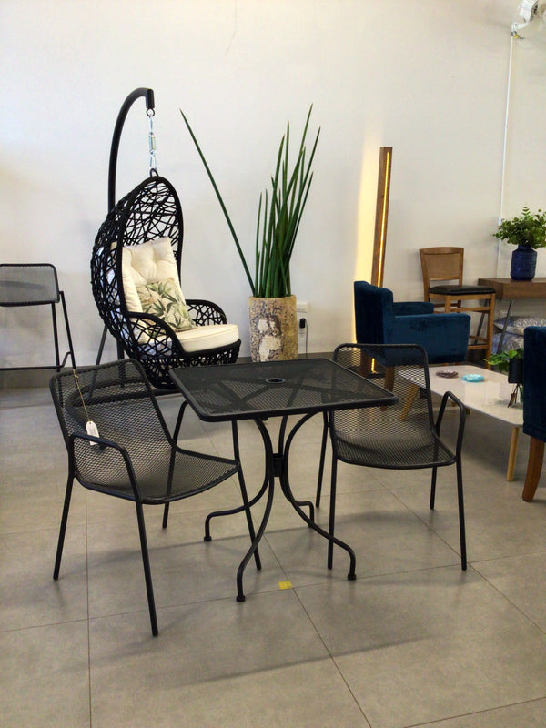 Ambiente 1 com Mesa Una em Ferro cor Preta