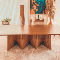 Mesa de Comedor Gran Vitara Madera 300x120cm - 10 Plazas