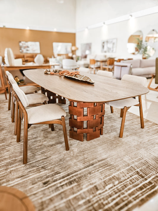 Mesa de Jantar Renna Madeira Jequitibá 240x120cm