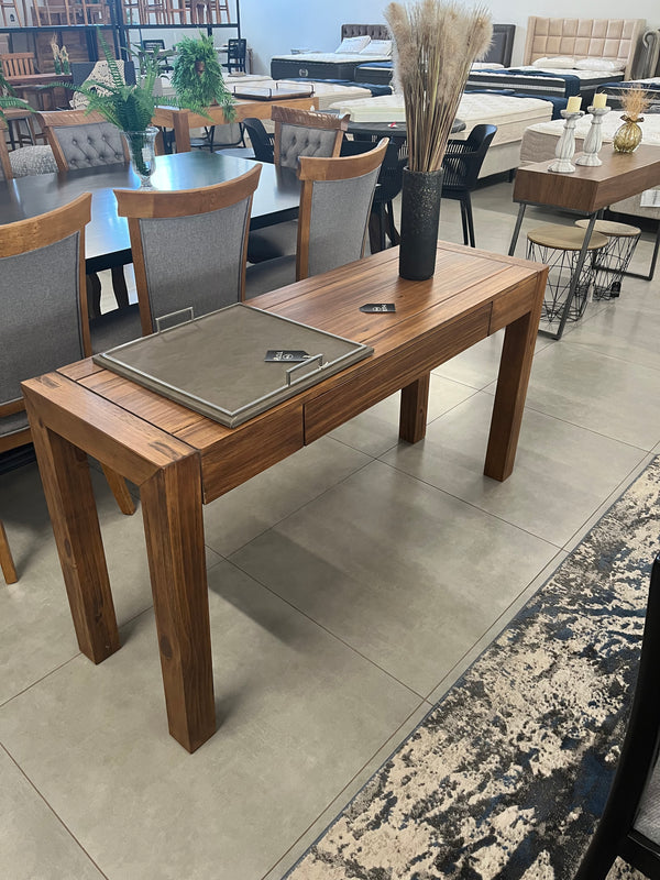 Ambiente 2 com Aparador industrial de madera con cajón Edge