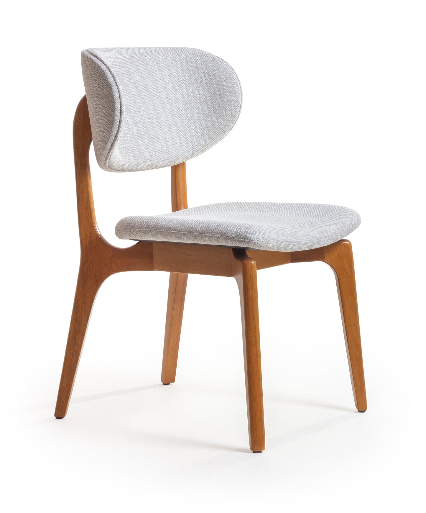 Silla de pintura de madera Elis 60 asientos tapizada en tela AB1016