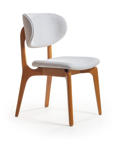 Silla de pintura de madera Elis 60 asientos tapizada en tela AB1016