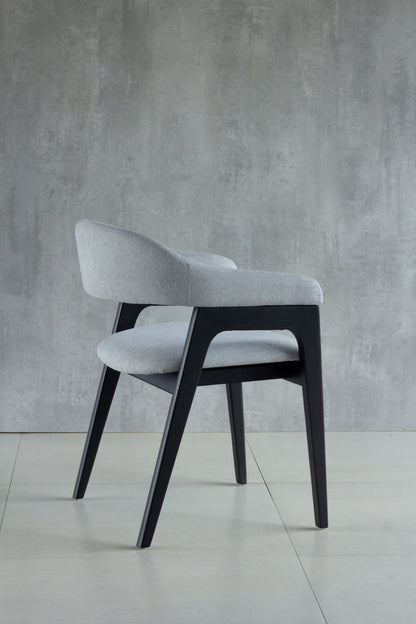 Taburete Olívia Madera 20 Asiento Respaldo Paja Hexagonal Tapizado Tela AQ8014