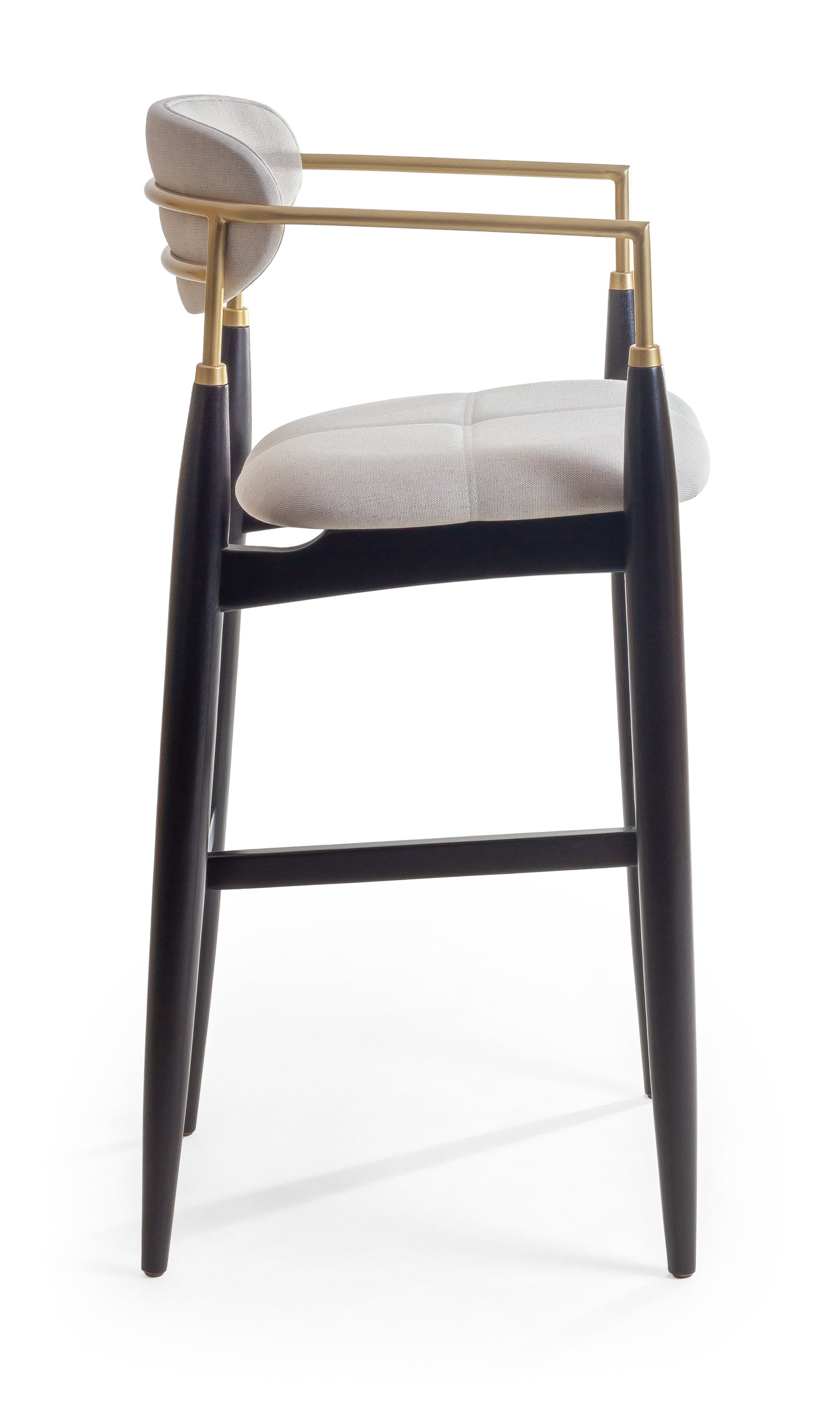 Taburete Moana Madera 60 Asiento Tapizado BR5000