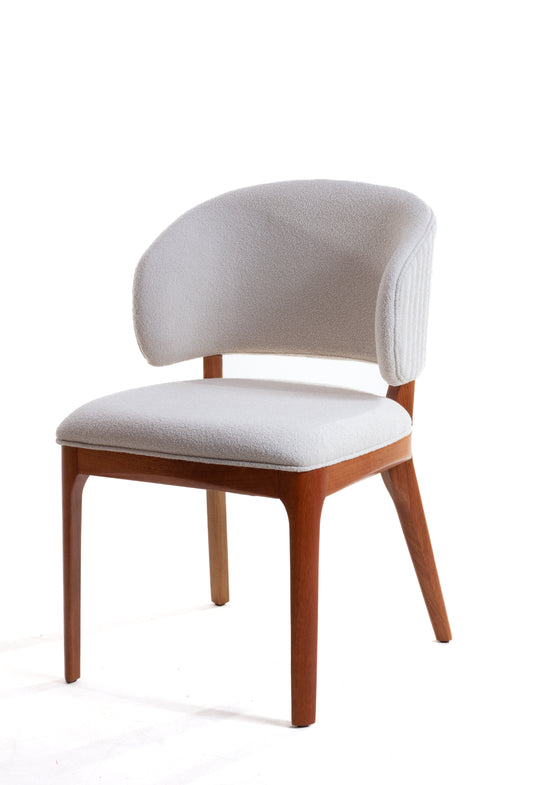 Silla para pintar en madera Ester 30 Asiento tapizado en tela BR6004