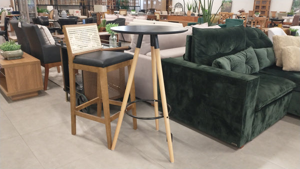 Ambiente 1 com Mesa Bistrô Redondo Alecrim 60cm