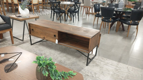 Ambiente 1 com Estantería Industrial Columbia 55x150x45cm Madera Maciza y Metal
