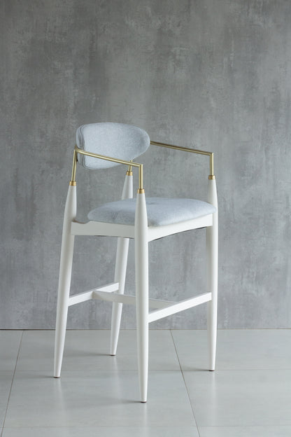 Taburete Moana Madera 60 Asiento Tapizado BR5000