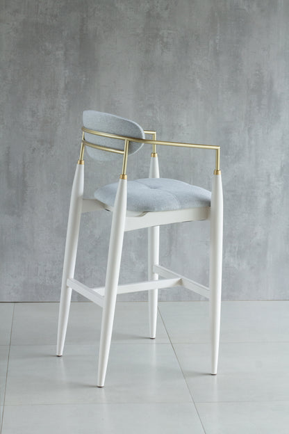 Taburete Moana Madera 60 Asiento Tapizado BR5000