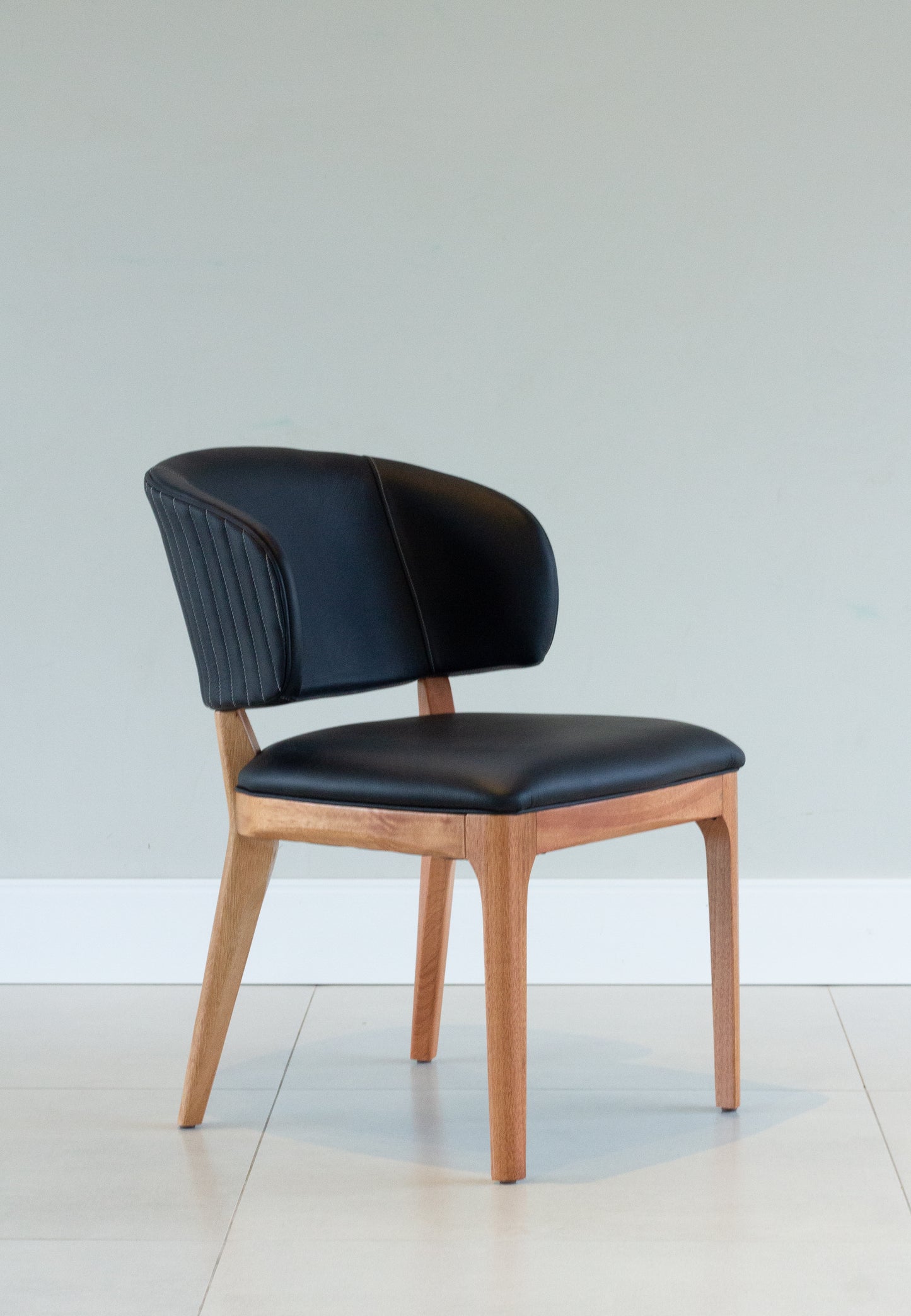 Silla para pintar en madera Ester 30 Asiento tapizado en tela BR6004