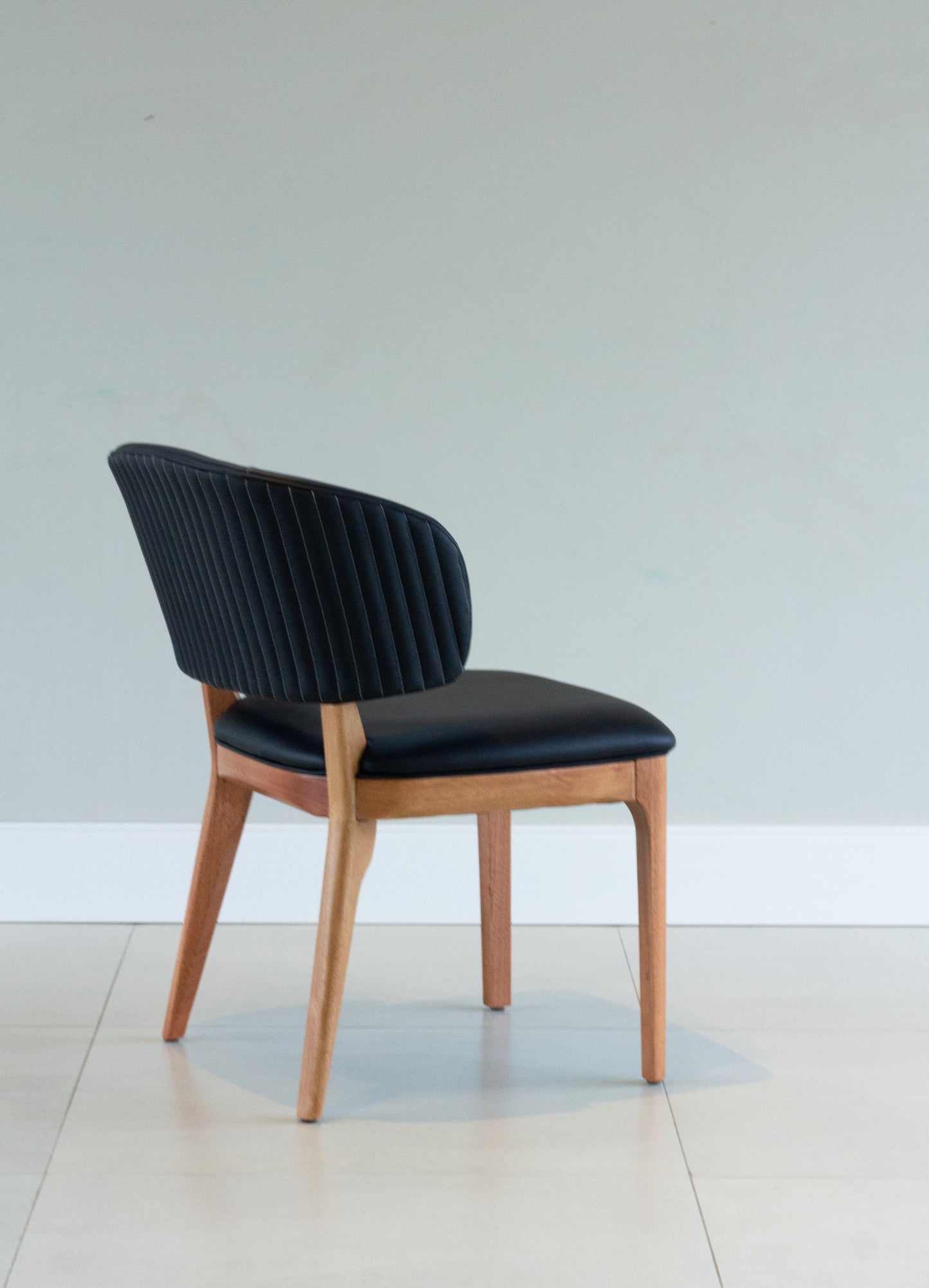 Silla para pintar en madera Ester 30 Asiento tapizado en tela BR6004