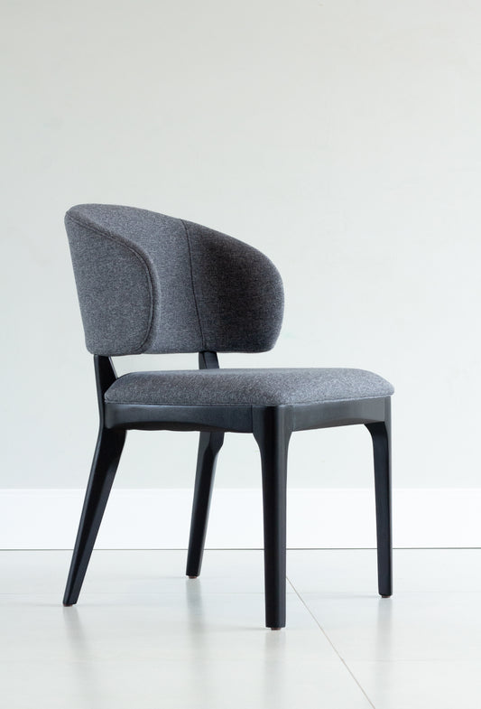 Silla para pintar en madera Ester 30 Asiento tapizado en tela BR6004