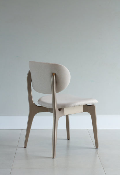 Silla de pintura de madera Elis 60 asientos tapizada en tela AB1016