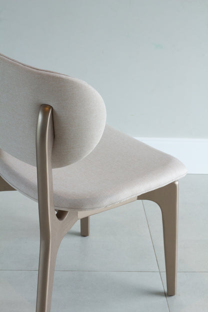 Silla de pintura de madera Elis 60 asientos tapizada en tela AB1016