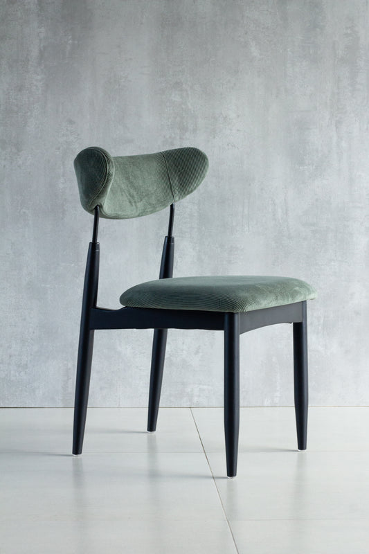 Taburete Olívia Madera 20 Asiento Respaldo Paja Hexagonal Tapizado Tela AQ8014