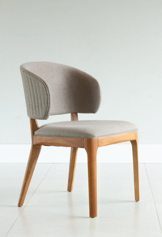 Silla para pintar en madera Ester 30 Asiento tapizado en tela BR6004