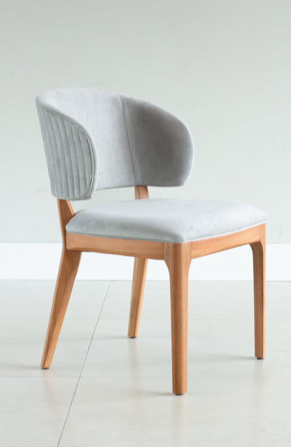 Silla para pintar en madera Ester 30 Asiento tapizado en tela BR6004