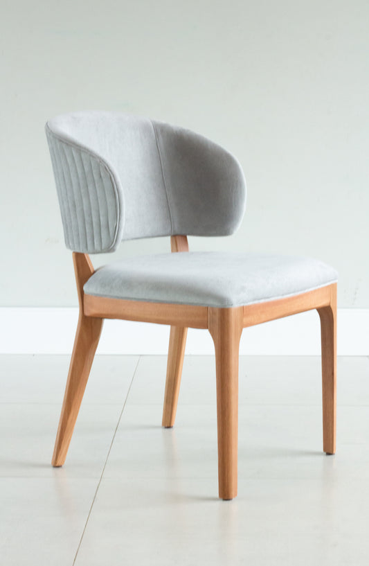 Silla para pintar en madera Ester 30 Asiento tapizado en tela BR6004