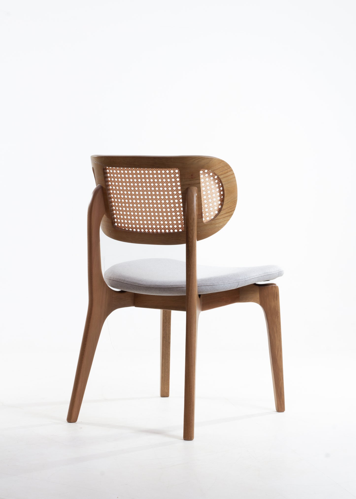 Silla de pintura de madera Elis 60 asientos tapizada en tela AB1016