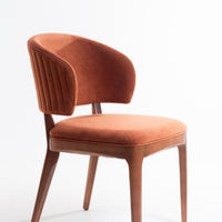 Silla para pintar en madera Ester 30 Asiento tapizado en tela BR6004