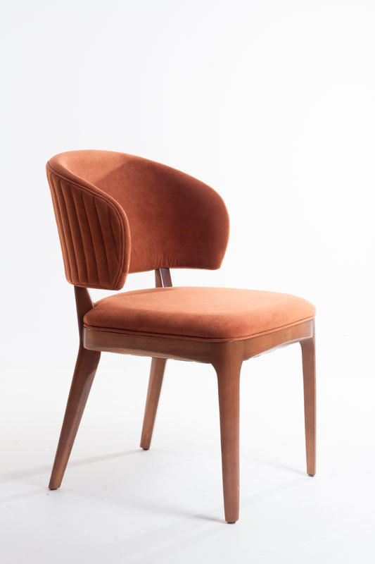 Silla para pintar en madera Ester 30 Asiento tapizado en tela BR6004