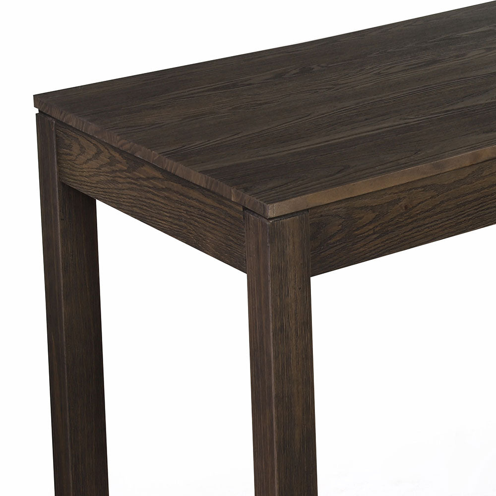 Mesa de comedor Montauk de madera maciza 160x91x75cm - 6 plazas