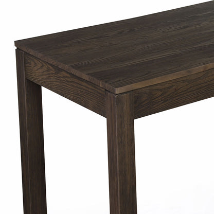 Mesa de comedor Montauk de madera maciza 160x91x75cm - 6 plazas