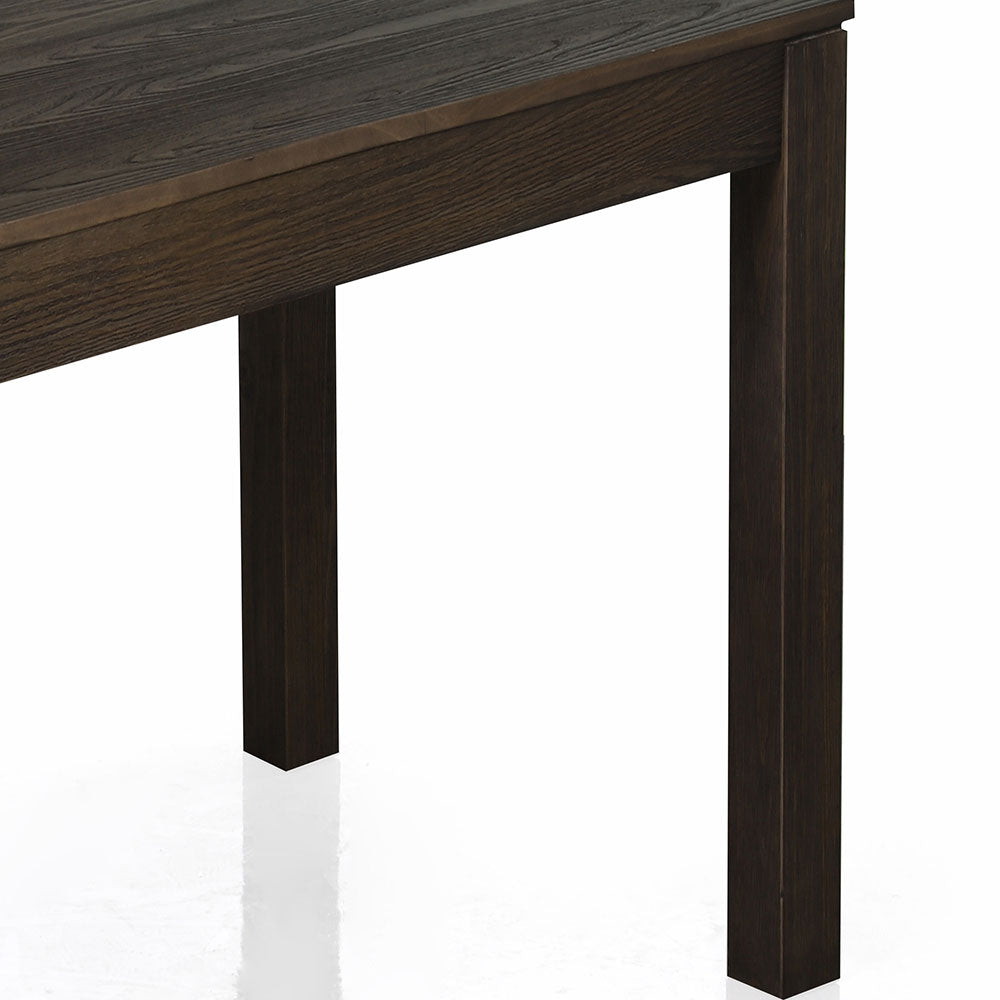 Mesa de comedor Montauk de madera maciza 160x91x75cm - 6 plazas
