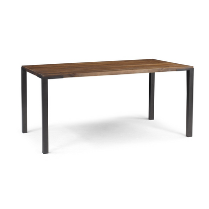 Mesa de Jantar Madison Light Madeira Maciça e Metal 140x80x75cm - 4 lugares