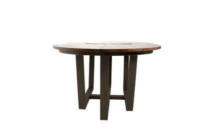 Mesa Ovalada Diamantina con Plato Giratorio 230x120cm Madera Cumarú