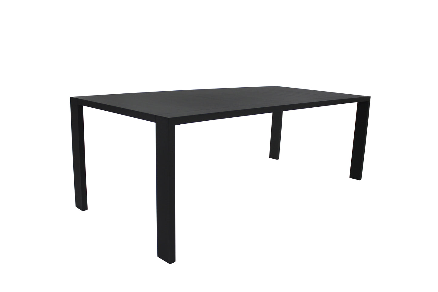 Mesa de Comedor Victus 240x100cm Aluminio Color Negro