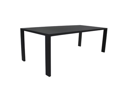 Mesa de Comedor Victus 240x100cm Aluminio Color Negro