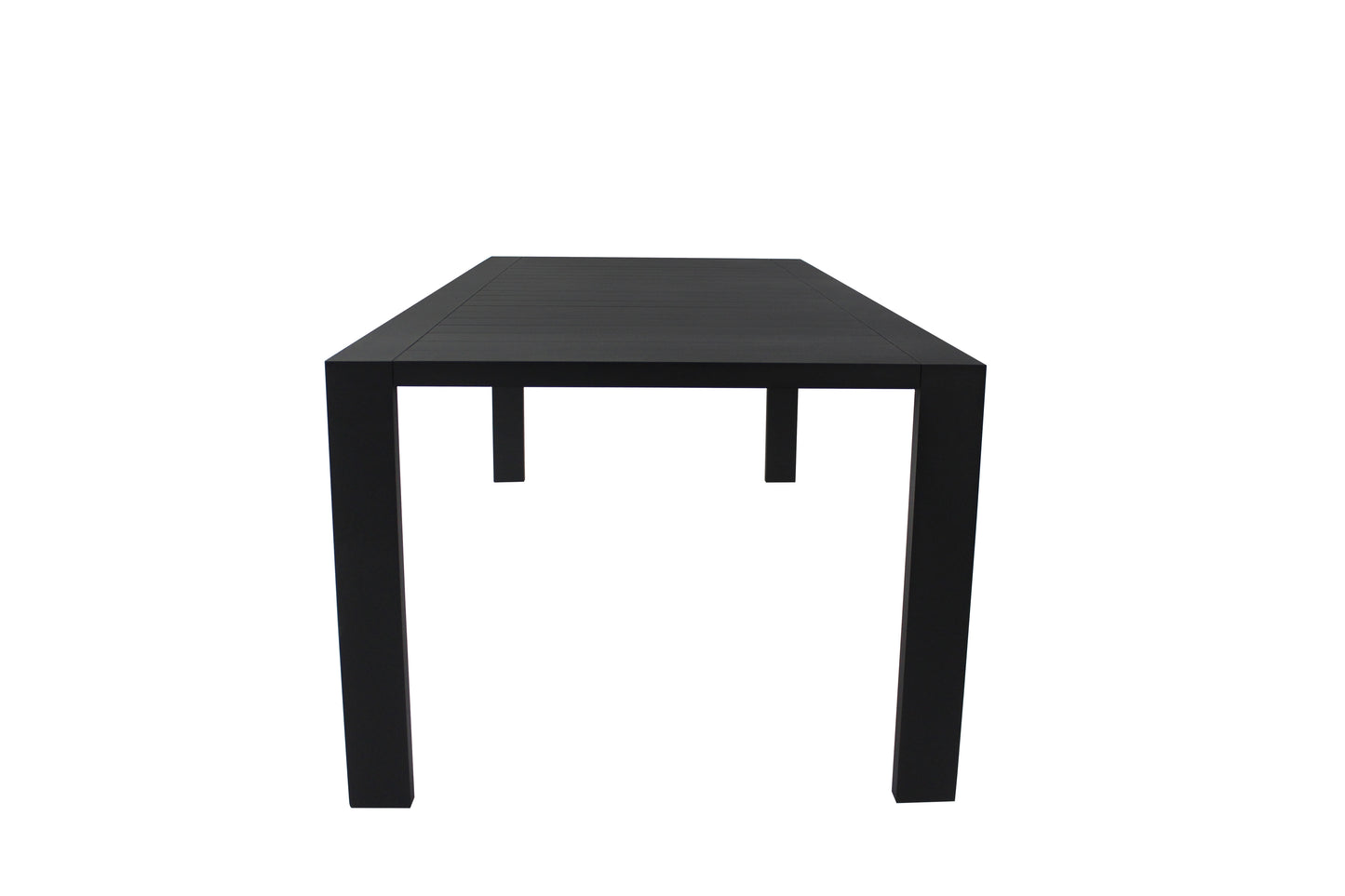 Mesa de Comedor Victus 240x100cm Aluminio Color Negro