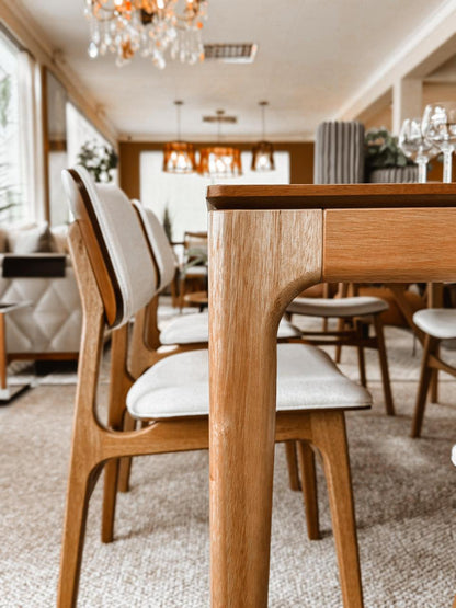 Mesa de Comedor Belize 180x90cm Madera - 8 Plazas