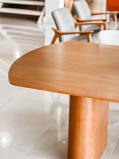 Brigitte Dining Table 220x110cm Wood - 8 Seats