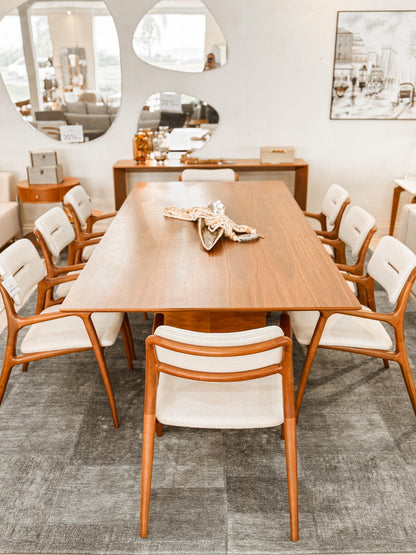 Mesa de Jantar Float Madeira Cor Nogueira 274x120cm