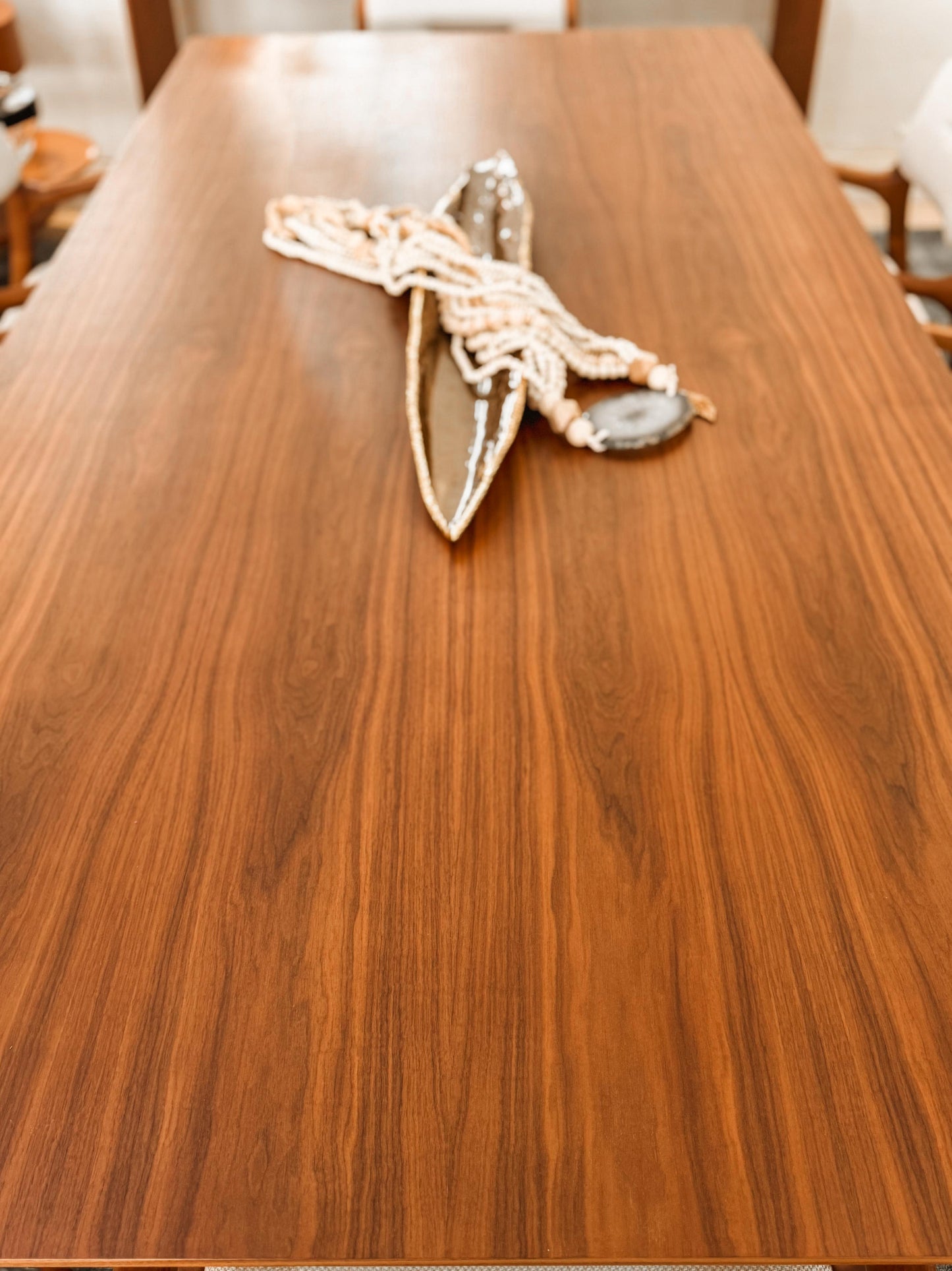 Mesa de Jantar Float Madeira Cor Nogueira 274x120cm