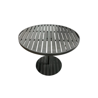 Mesa Oreo Alumínio 90cm Tampo Frisado