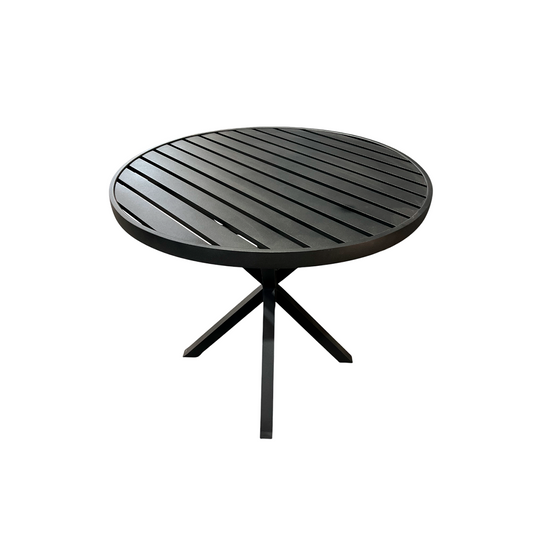 Angra Round Table 150cm Aluminum Coffee Color