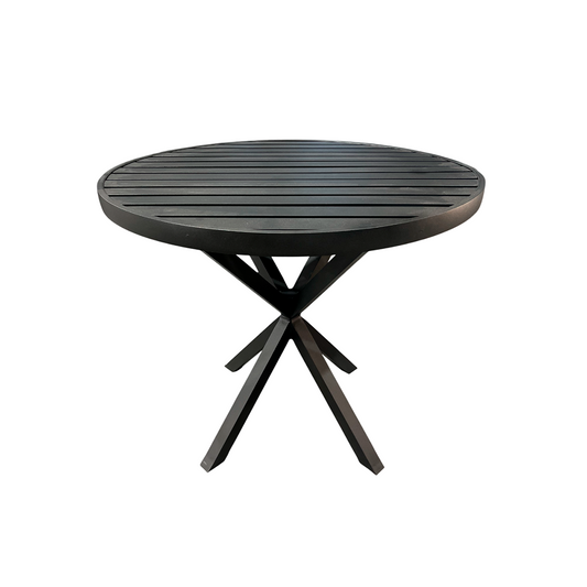 Angra Round Table 150cm Aluminum Coffee Color