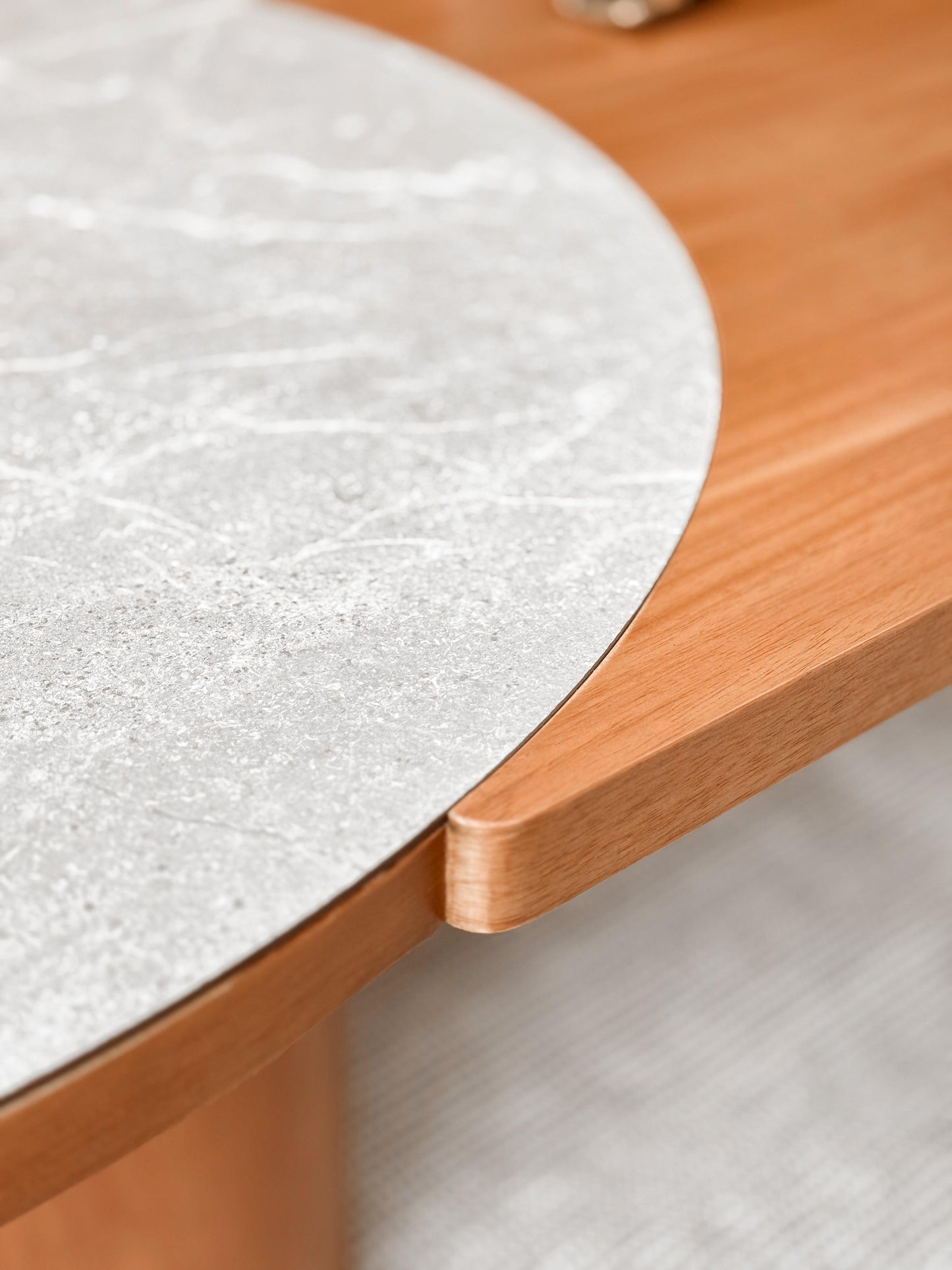 Mesa de Jantar Selena Madeira Jequitibá e Ts Rochedo 240x100cm