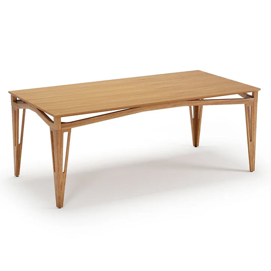 Mesa de Jantar Urban Madeira Champagne 180x90x78cm - 6 lugares