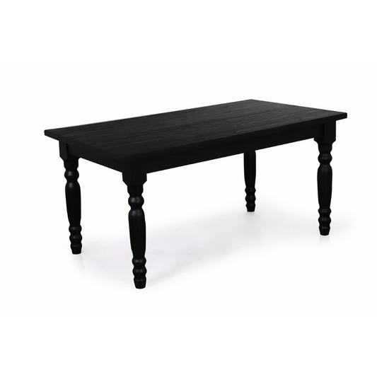 Mesa de Jantar Valerie Madeira Maciça 160x91x75cm - 6 lugares