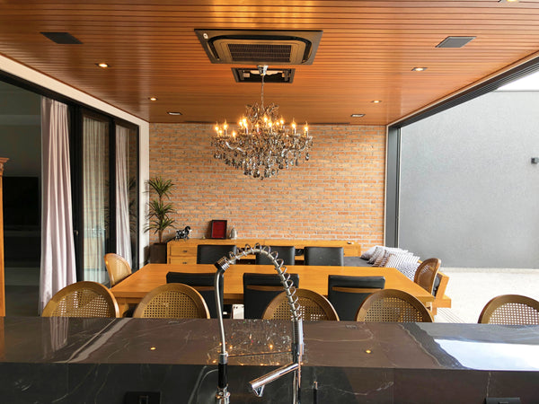 Ambiente 4 com Mesa de Comedor Alexandre 180x100cm Madera Maciza - 6 Plazas