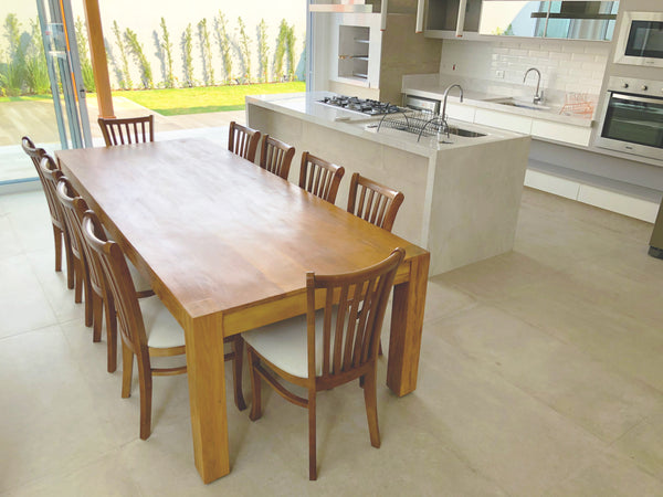 Ambiente 2 com Jacqueline Dining Table 160x100cm Solid Wood - 6 Seats