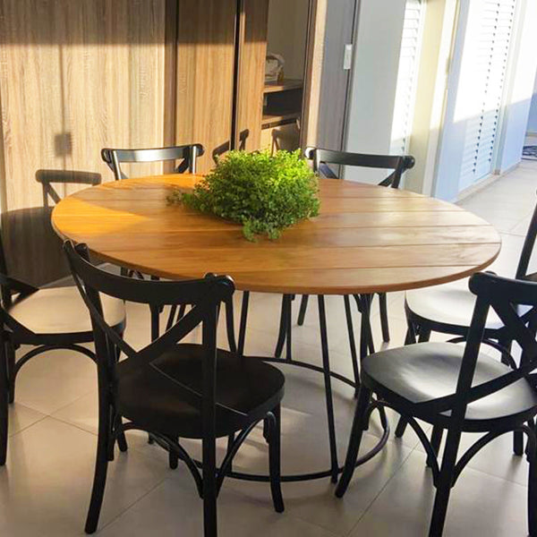 Ambiente 4 com Silla X Madera Color Negro